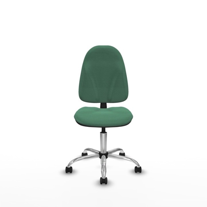 Algarra CP bali verde esmeralda  base cromada ruedas autofrenantes 50mm