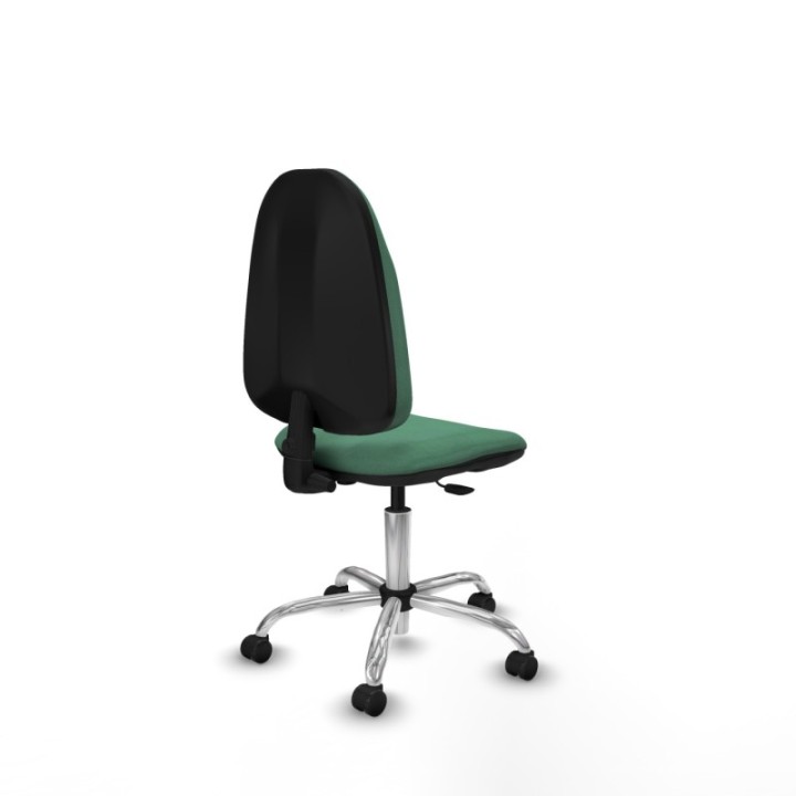 Algarra CP bali verde esmeralda  base cromada ruedas engomadas 50mm