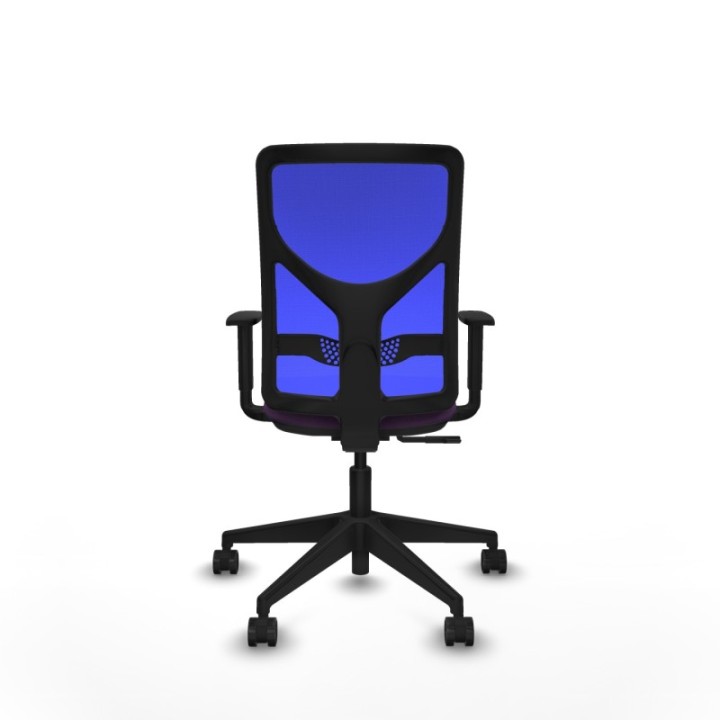 Motilla sincro malla azul bali morado brazos 1D base piramidal  ruedas 65mm nailon