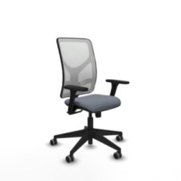 Motilla sincro malla blanca bali gris brazos 3D base piramidal  ruedas 65mm engomadas