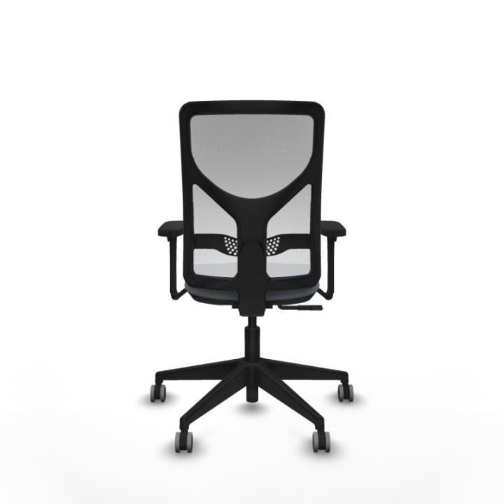 Motilla sincro malla blanca bali gris brazos 3D base piramidal  ruedas 65mm engomadas