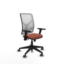 Motilla sincro malla blanca bali marrón brazos 3D base piramidal  ruedas 65mm engomadas