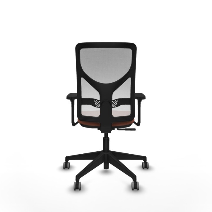 Motilla sincro malla blanca bali marrón brazos 3D base piramidal  ruedas 65mm engomadas