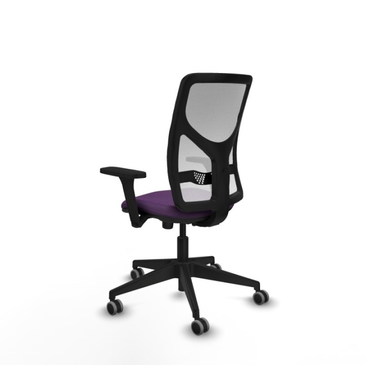 Motilla sincro malla blanca bali morado brazos 3D base piramidal  ruedas 65mm engomadas