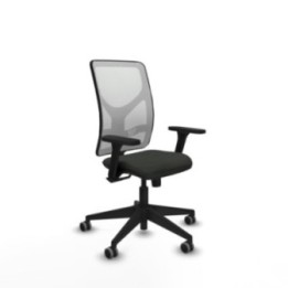 Motilla sincro malla blanca bali negro brazos 3D base piramidal  ruedas 65mm engomadas