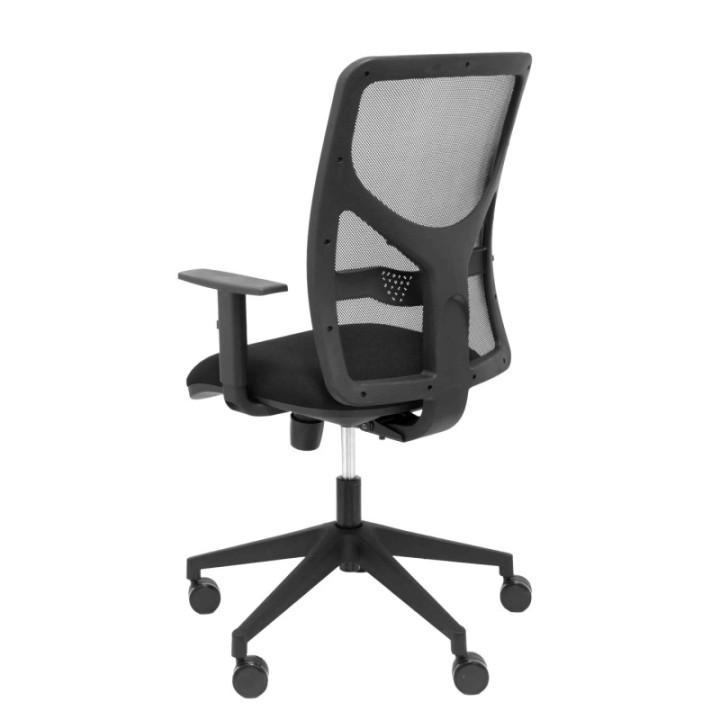 Silla Motilla malla negra asiento bali negro brazo regulable