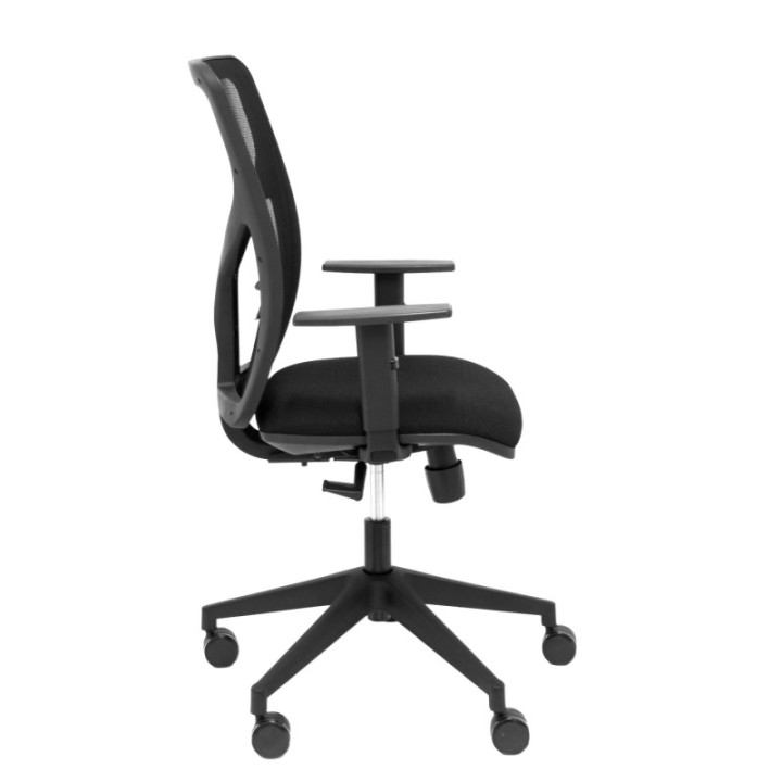 Silla Motilla malla negra asiento bali negro brazo regulable