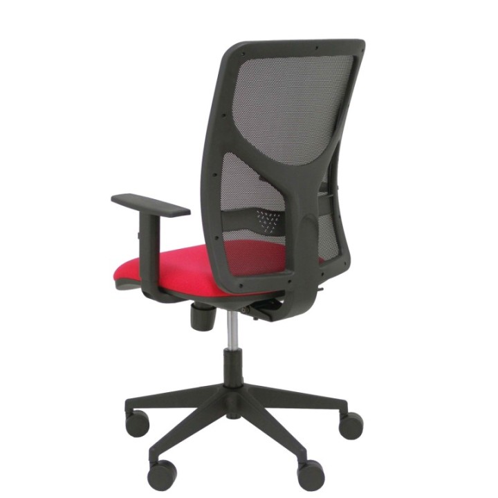 Silla Motilla sincro malla negra asiento bali turquesa brazos regulables