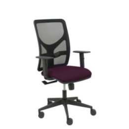 Silla Motilla malla negra asiento bali morado brazo regulable