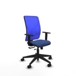 Motilla traslack malla azul bali azul marino brazos 1D base piramidal  ruedas 65mm nailon