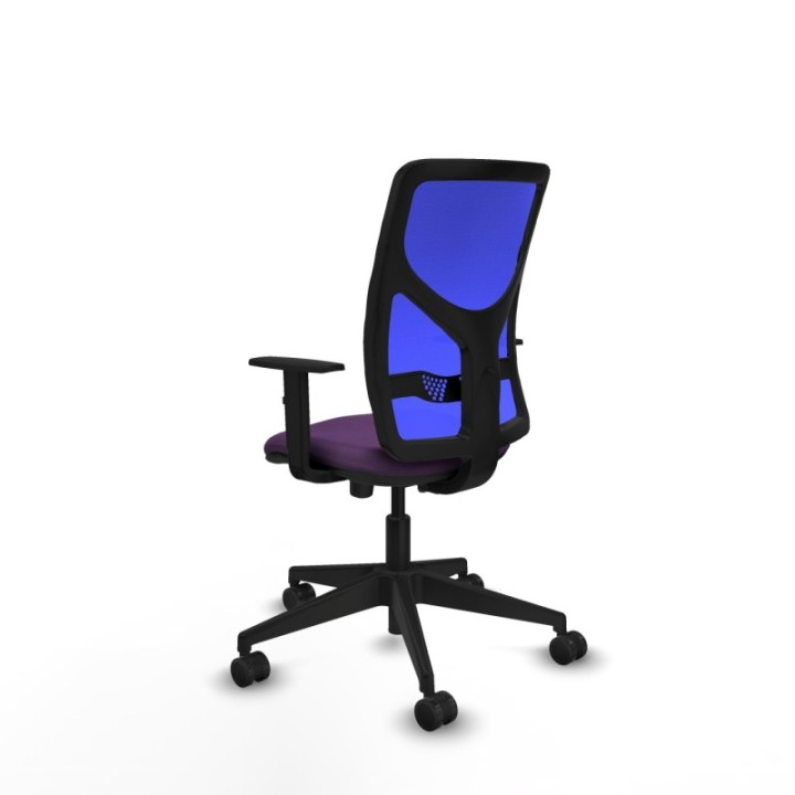 Motilla traslack malla azul bali morado brazos 1D base piramidal  ruedas 65mm nailon