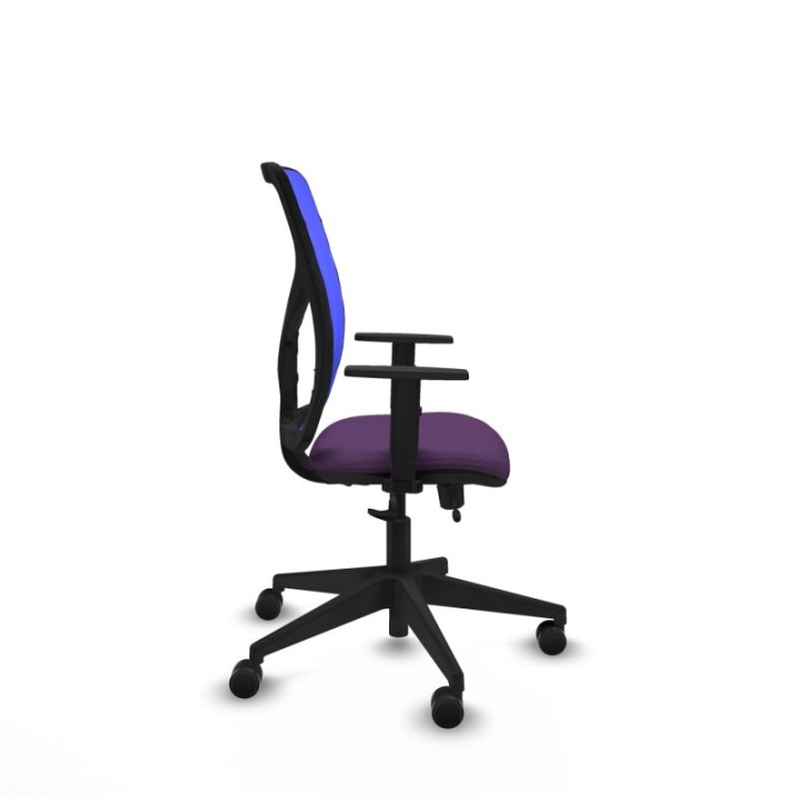 Motilla traslack malla azul bali morado brazos 1D base piramidal  ruedas 65mm nailon