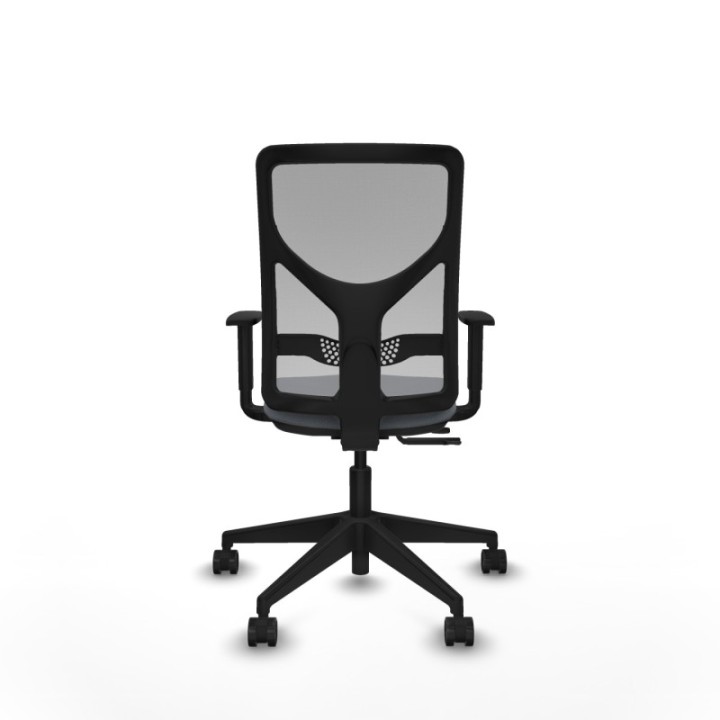 Motilla traslack malla gris bali gris brazos 1D base piramidal  ruedas 65mm nailon