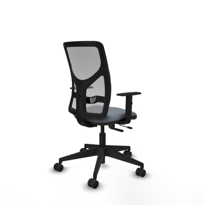 Motilla traslack malla gris bali gris brazos 1D base piramidal  ruedas 65mm nailon